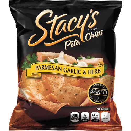 Frito Lay  Pita Chips, Parm Garlic/Herb, 5-1/4"x1-1/2"x6-3/4", 24/BX,TN-FRT49651