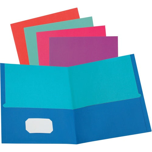 Oxford  Folder, Twin-Pocket, 1/10"Wx11-3/4"Lx9-2/5"H, 50/BX, AST
