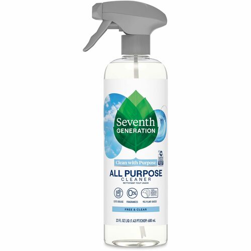 Seventh Generation  Cleaner, All-Purpose, Fragrance-Free, 23 oz, Clear