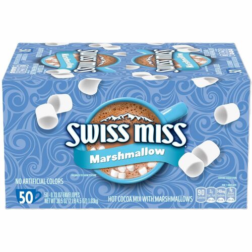 Swiss Miss  Hot Cocoa Mix, 0.73 oz. Packets, 50/BX, Marshmallow