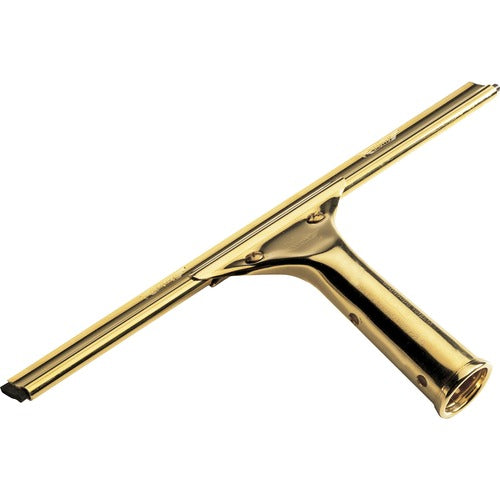 Ettore Products  Squeegee, Tempered Brass, 11-3/4"x1-1/4"x5-1/2", Brass-ETO1013