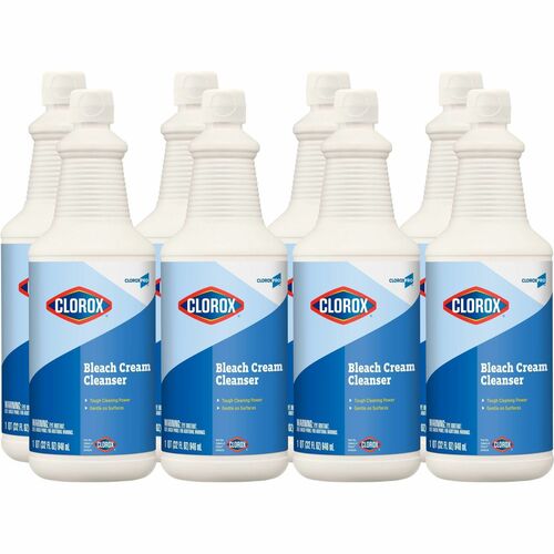 Clorox Company  Cream Cleanser, Bleach, 32 oz, 8EA/CT,32CT/BD, CL