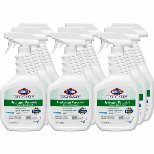 Clorox Company  Disinfecting Cleaner,Hydrogen Peroxide,32 oz,432/PL,WE/GN