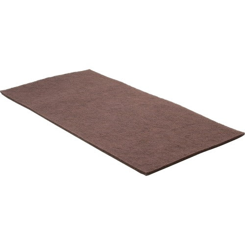 SKILCRAFT  Floor Pads, Scrub, Rectangular, 14"x28", 10/BX, Maroon