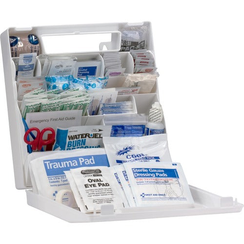 First Aid Only, Inc  First Aid Kit, 50-Person, 183-Piece, 3"Wx10-3/4"Lx11"H, MI-FAO90639