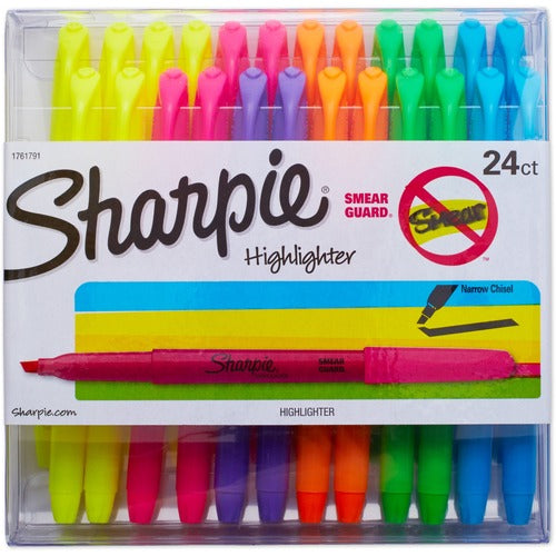 Newell Brands  Highlighters, Pocket Style, 24/PK, Yellow