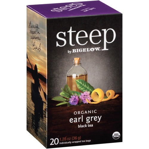 Bigelow  Black Tea, Earl Grey, Organic, 20/BX, Multi