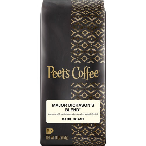 Peet's Coffee & Tea  Coffee, Major Dickason's Blend, Whole Bean, 1 lb, Black