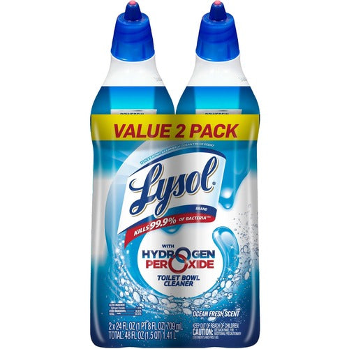 Reckitt Benckiser  Toilet Bowl Cleaner, No Bleach, 24 oz, 2/PK, Blue