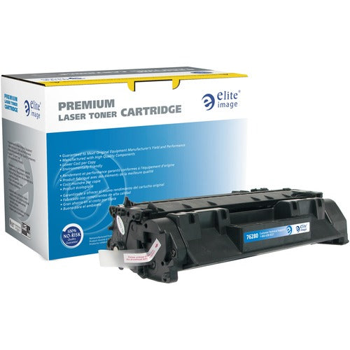 Elite Image  Toner Cartridge, Remanuf/ HP CE505A, 5000 Yield, BK-ELI76280