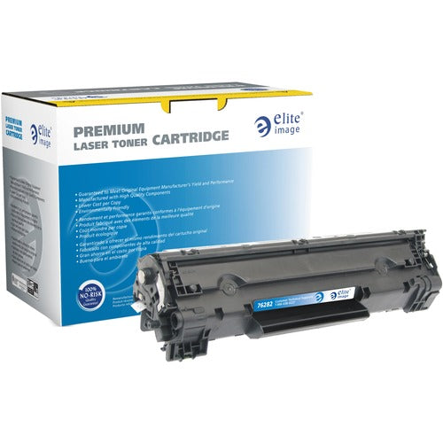 Elite Image  Toner Cartridge, Remanuf/ HP CF283A, 2000 Yield, BK-ELI76282