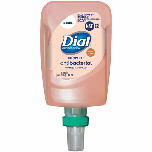 Dial Corporation  Handwash Refill,f/Man FIT,Foam,Antibacterial,1.2L,3/CT,PCH
