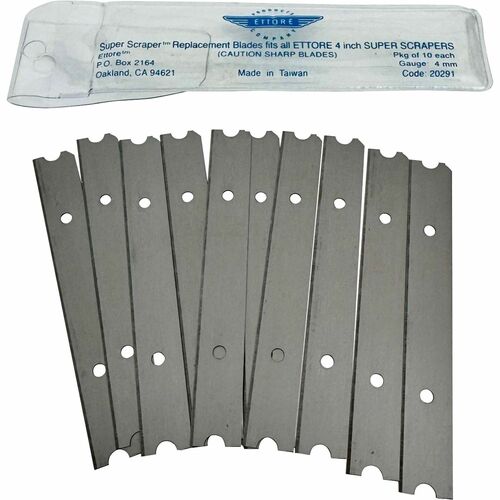 Ettore Products  Replacement Blade,f/Hvy-Duty Floor Scraper,4"W,60/CT,SGY-ETO20291CT