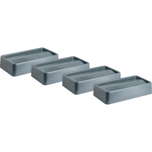 Genuine Joe  Swing Lid,f/23-Gal SpaceSaver,20-1/4"x11-1/2"x4-5/8",4/CT,GY-GJO02343CT