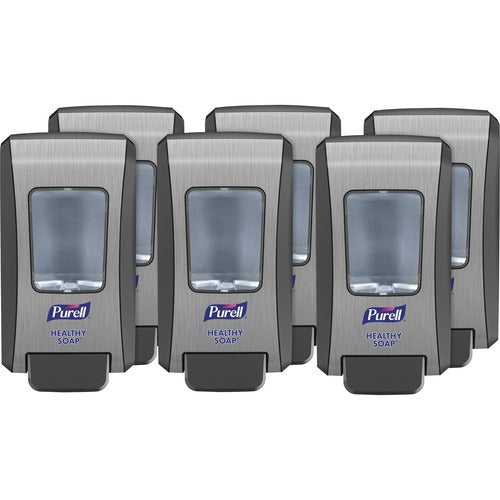 Gojo  Dispensers, f/FMX-20 Healthy Soap, Manual, 6/CT, Graphite-GOJ523406CT