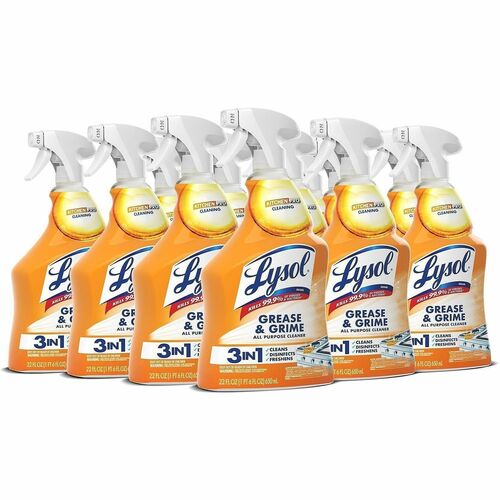 Reckitt Benckiser  Cleaner Spray, f/Kitchens, Antibacterial, 22 oz, 9/CT, Multi