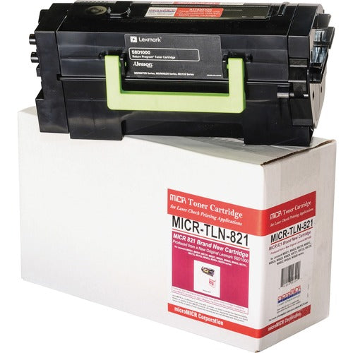MicroMICR CORP  MICR Toner Cartridge, f/Lexmark M821, 7500 Yield, BK