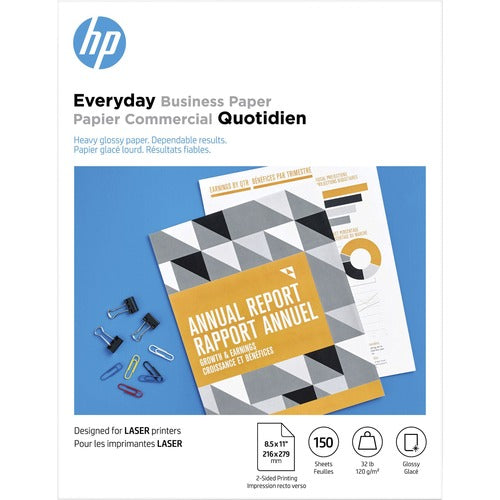 Hewlett-Packard  Paper, 95 Bright, 32 lb, 8-1/2"x11", 150/PK, White-HEW4WN08A
