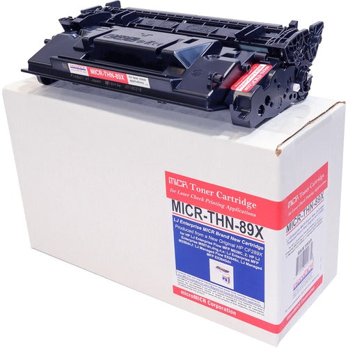MicroMICR CORP  MICR Toner Cartridge, f/HP89X, High Yield, BK