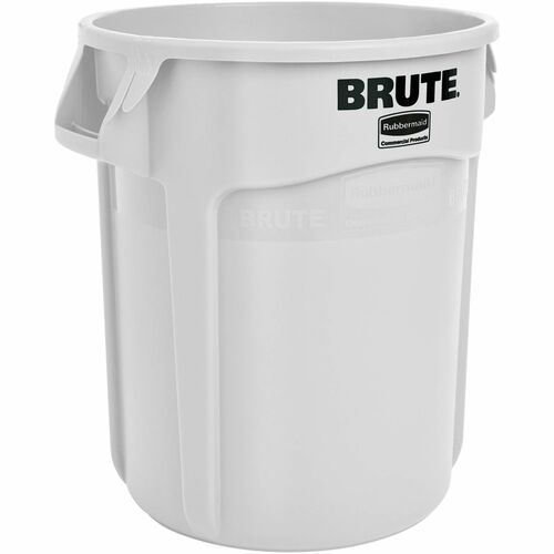 Rubbermaid Commercial Products  Brute Round Container, 10Gal, 15.6"Diax17.3"H", WE