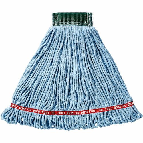 Rubbermaid Commercial Products  Wet Mop,Antimicrobial,Shrinkless,20oz,5" Headband,6/CT,BE