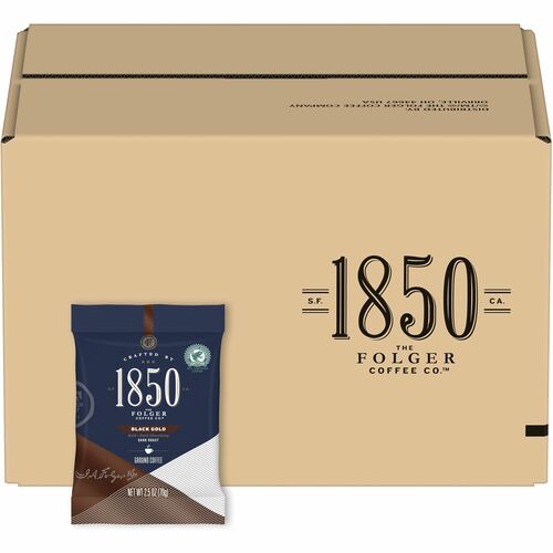 Folgers  Coffee, Ground, Black Gold, Pouches, 2.5 oz, 24/CT, Black-FOL21512