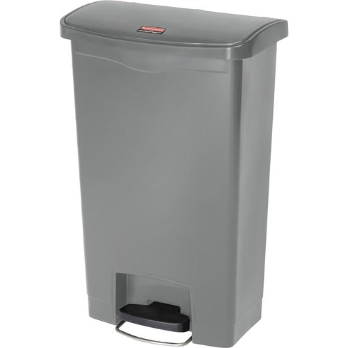 Rubbermaid Commercial Products  Waste Container, Front Pedal, Hands-free, 50L/13G, Gray