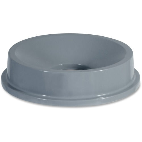 Rubbermaid Commercial Products  Lid, f/32-gallon Brute, Funnel, 22-3/10"Dia x 5"H, Gray