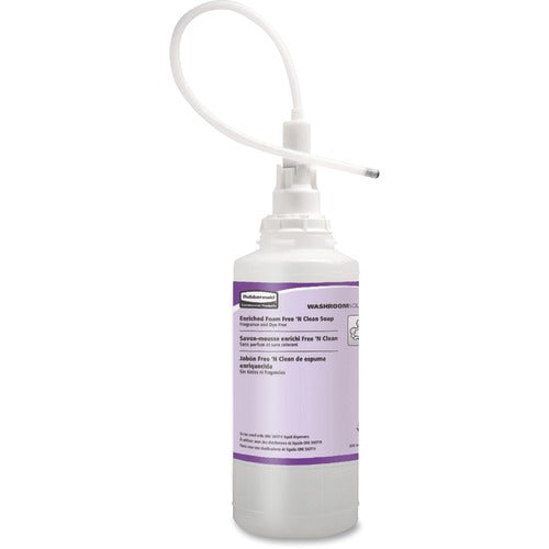 Rubbermaid Commercial Products  Hand Soap Refill, f/One Shot, 800 ml, 4/CT, Clear