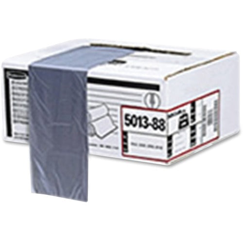 Rubbermaid Commercial Products  Can Liner, Low-Density, 55 Gallon, 39-1/2"x48", Gray