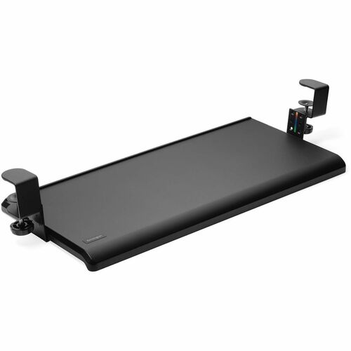 Kensington  Keyboard Drawer, Clamp-On, 32-2/5"Wx2-2/5"Lx13-1/4"H, BK