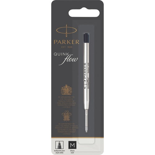 Parker  Ballpoint Refill, f/Parker Ballpoint Pens, Black Ink