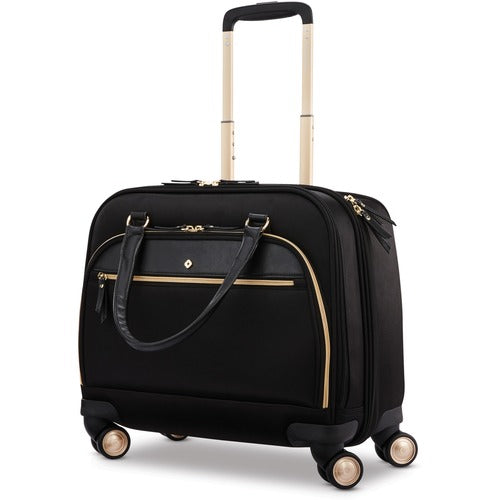 Samsonite  Spinner Mobile Office, 7"Wx16-1/2"Lx15-1/2"H, Black