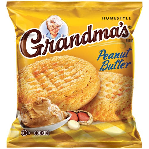 Quaker Foods  Cookies, Peanut Butter, 2.88 oz, 60/CT, Yellow