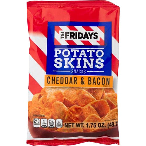 Inventure Development Corp.  Potato Skins Snack, Cheddar and Bacon, 1.75 oz, 55/CT, Multi