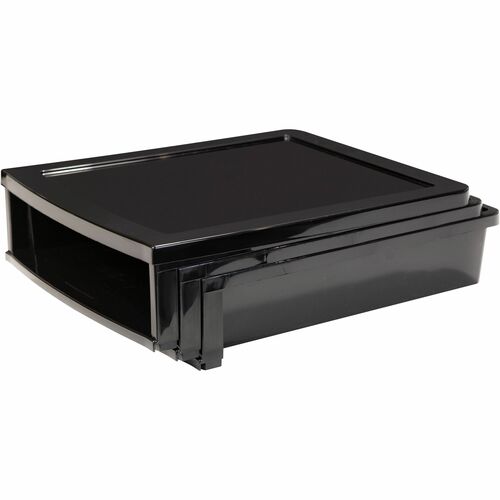 Storex Industries Corporation  Literature Organizer, 11-1/4"Wx13"Lx8-2/5"H, Black