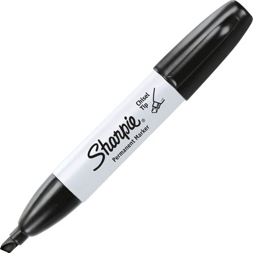Newell Brands  Permanent Marker, Chisel Tip, 36/BX, BK