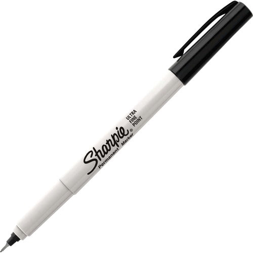 Newell Brands  Permanent Marker, Ultra-Fine, 3/10"Wx3/10"Lx7"H, 36/BX, BK