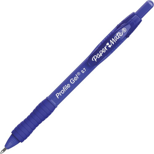 Paper Mate  Gel Pen, 0.7mm Point, 3/10"Wx3/10"Lx7"H, 36/BX, Blue