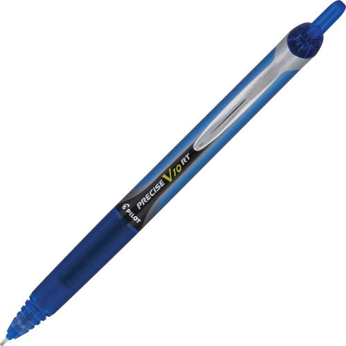 Pilot  Pen, Retractable, Precise V10, 1.0mm, Blue Barrel/Ink