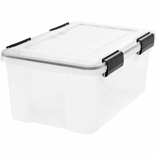 Iris  Storage Tote, 19 Quart, 17-1/2"x11-3/4"x7-9/10", 6/CT, CL