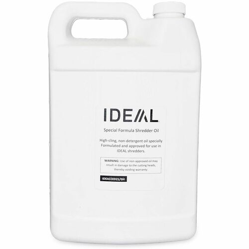 Ideal Shredders  Shredder Oil, High-Cling, f/4107/4108/4605, 1 Gal, Clear