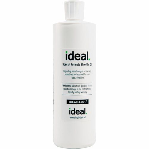 Ideal Shredders  Shredder Oil, High-Cling, f/2245/3104/3804, 1 Pint, Clear
