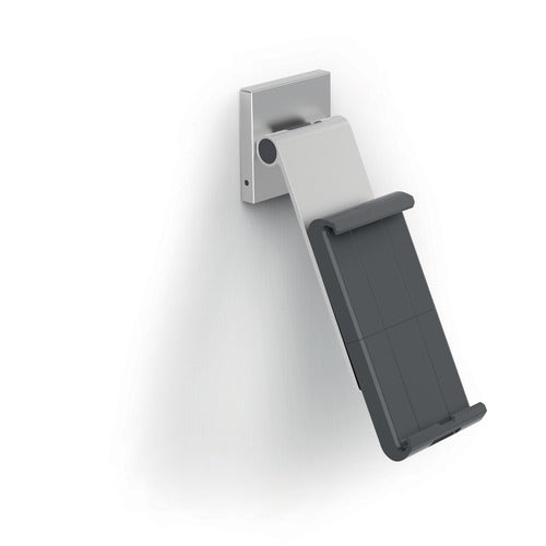 Durable Office Products  Tablet Holder, Wall, 3-1/8"Wx10-5/8"Dx2-1/2"H, Silver