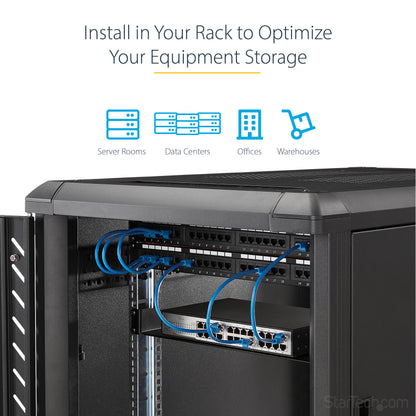 StarTech.com CABSHELF1U rack accessory Shelf