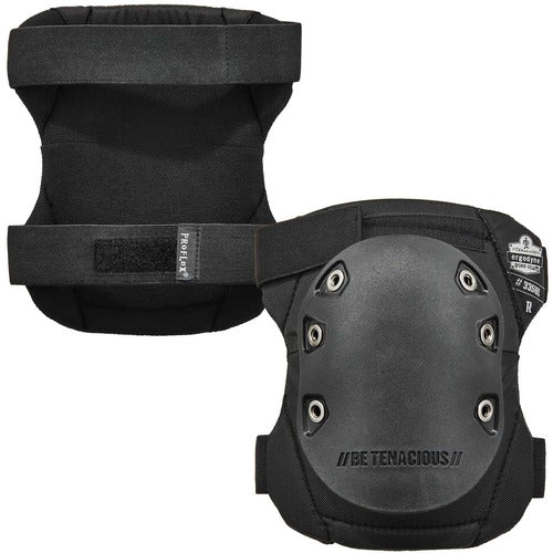 Ergodyne  Knee Pads,RubberCap,SlipRes,FoamPadding,HL,Long,2/PR,BKCap-EGO18336