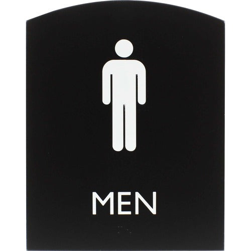 Lorell  Sign, Men, 6-4/5"Wx4/5"Lx8-1/2"H, Black