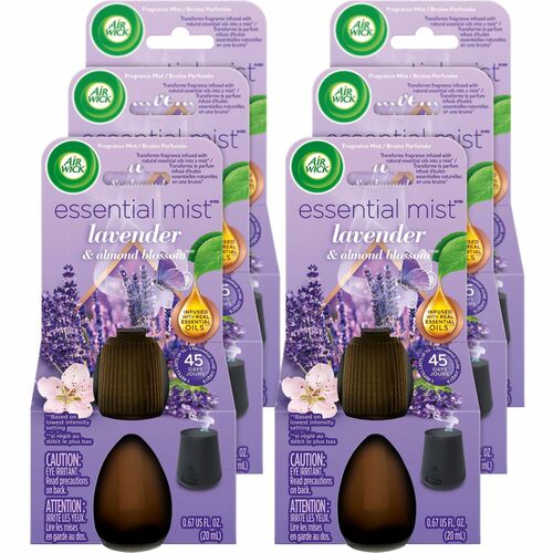 Reckitt Benckiser  Air Freshener Refill,Lavender/Almond Blossom,20 ml,6/CT,MI