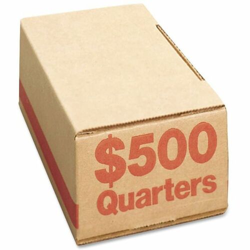 Iconex LLC  Coin Box, Quarters, 500 Dollar Cap,50/PK,24PK/CT,OE