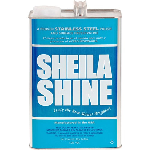 Sheila Shine Inc.  Cleaner/Polish, 1 Gallon, Blue/White